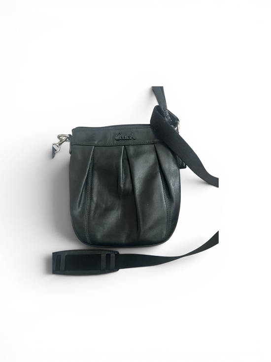 Coach Handbags - Coach Black Leather Crossbody Bag